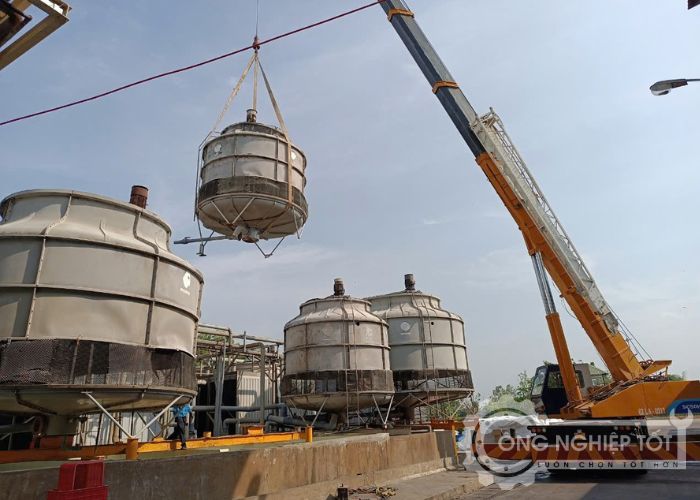 Lắp đặt tháp giải nhiệt công nghiệp